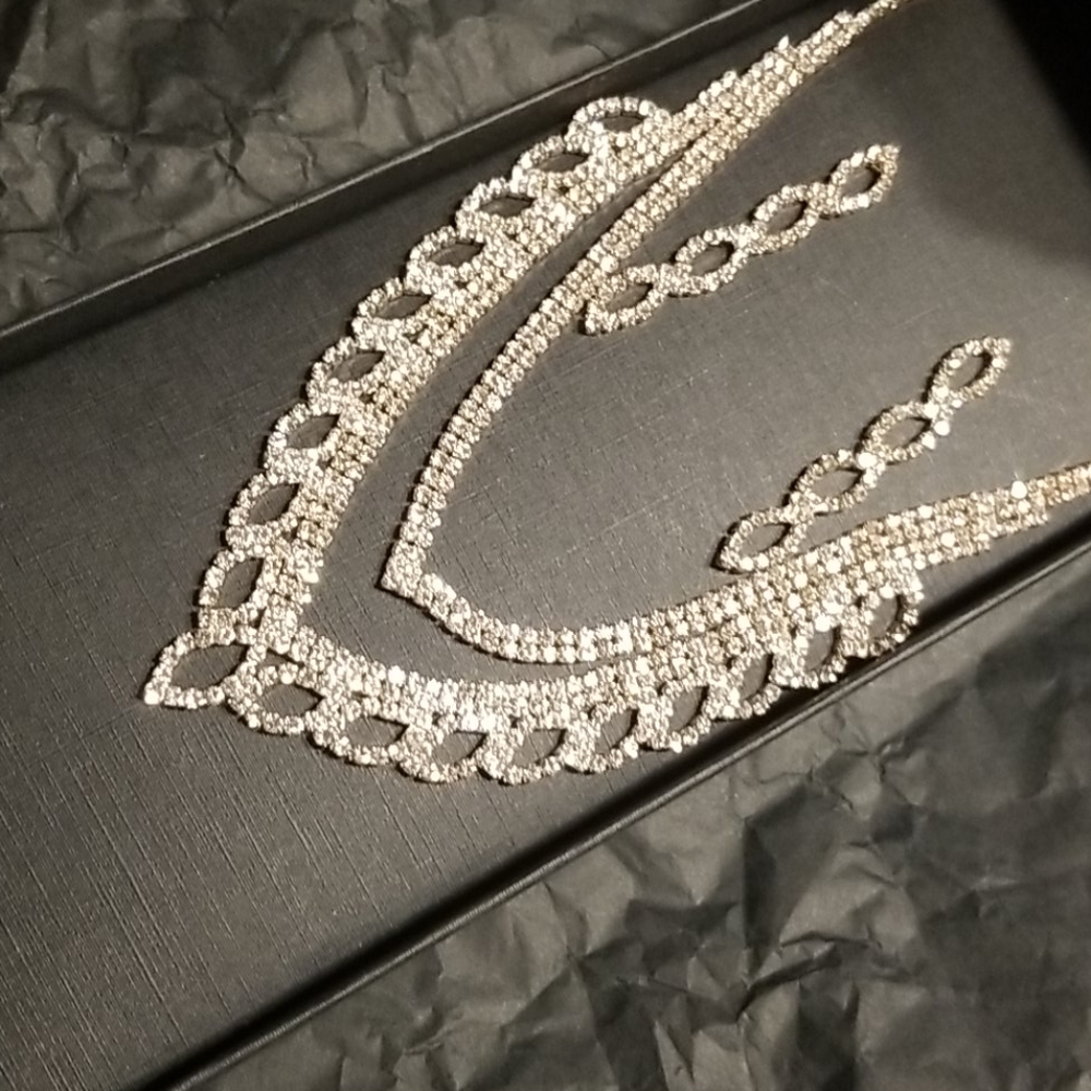 Necklace with earrings